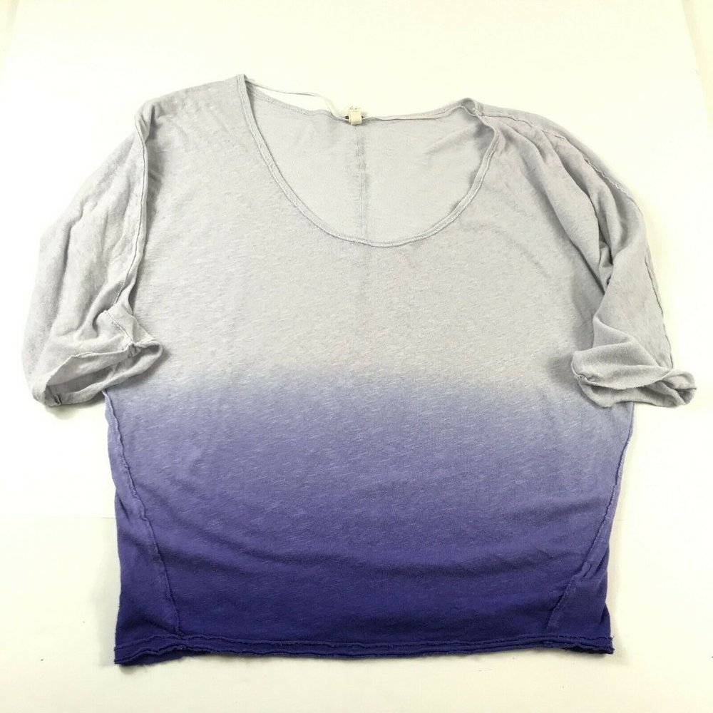 Free People Purple Ombre Top